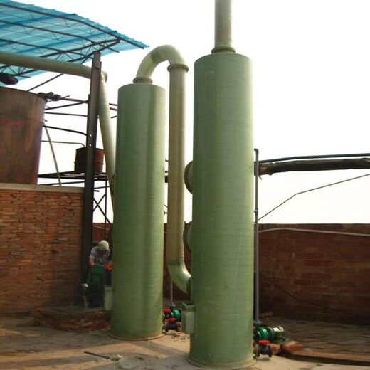鄢陵县玻璃钢脱硫塔砖厂选择晟霄制作精良质量可靠