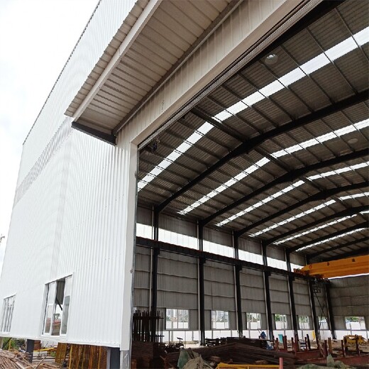 光明新区钢结构厂房施工安装