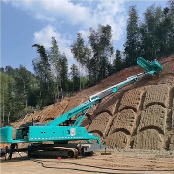 上海高長臂錨桿鉆機廠家聯系方式高臂護坡鉆機