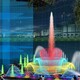 灯光音乐喷泉图