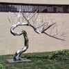 出售不銹鋼梅花樹雕塑多少錢一個,不銹鋼梅花樹雕塑聯系方式