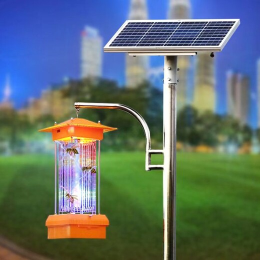 綠色防控太陽能殺蟲燈成都卡通型太陽能殺蟲燈生產廠家