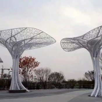 制作不锈钢蘑菇树雕塑多少钱一个,定制不锈钢蘑菇树雕塑联系方式