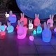 广州发光兔子充气月球出租厂家样例图
