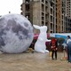 温州发光兔子充气月球出租租赁产品图