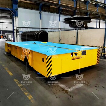 重型電動(dòng)無軌道平車7噸鍍錫卷無軌電動(dòng)地平車銅塊無軌平板轉(zhuǎn)運(yùn)車