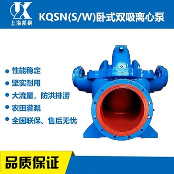 凯泉双吸泵配件KQSN200-M8/305水泵泵转子总成叶轮机械密封轴套