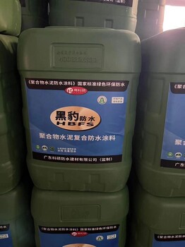 黑豹防水涂料HB聚合物水泥涂料厨房卫生间防水防潮工程