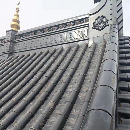 和田清真寺翻新仿古铝镁锰瓦能用多少年