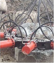 湖南長沙縣3米高灌注樁破除破樁機