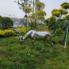 出售不锈钢镜面鹿雕塑多少钱一个,定制不锈钢雕塑使用寿命