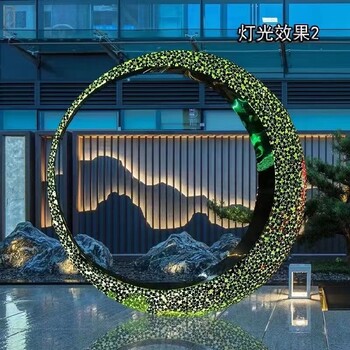 定制不銹鋼編織發(fā)光月亮雕塑施工方式,出售不銹鋼雕塑多少錢一個