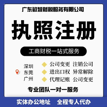 广州番禺工商财税代理工商税务,公司名称核准,一般纳税人申请