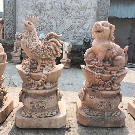 曲阳县制作石雕十二生肖雕塑
