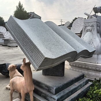 大理石書本造型石雕批發(fā)