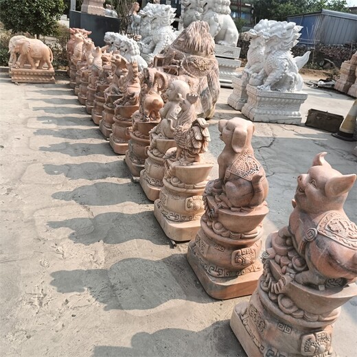 曲阳县石雕十二生肖雕塑制造商