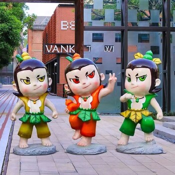 云陽(yáng)卡通人物浮雕雕塑溫泉景區(qū)