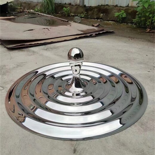 不銹鋼鏡面水滴雕塑抽象水花雕塑加工廠