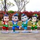 雄縣卡通人物浮雕雕塑圖