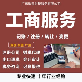 广州南沙代理记账报税工商代理,工商注册,公司法人变更