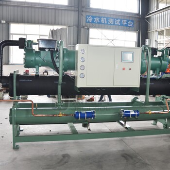 橡胶生产厂家用100HP水冷螺杆式冻水机工业水冷机