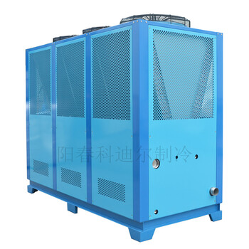 50匹工业制冷机厂家直供风冷箱型工业冷水机组