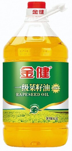 湖南永州金健菜籽油系列多少钱一瓶金健菜籽油