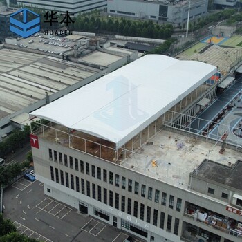 宿州工厂仓库移动雨蓬报价,大型仓储推拉雨棚