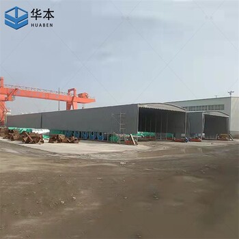 杭州活動式推拉雨棚價格合理,大型推拉棚