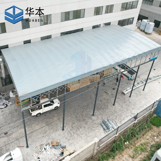 安庆推拉活动雨棚报价及图片,华本膜结构-移动雨棚