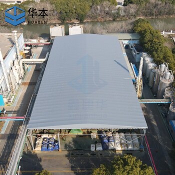 宿州工廠倉庫移動雨蓬報價,電動推拉伸縮雨篷