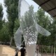 不锈钢鲸鱼雕塑加工厂图