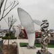 曲阳县发光不锈钢鲸鱼雕塑供应商产品图