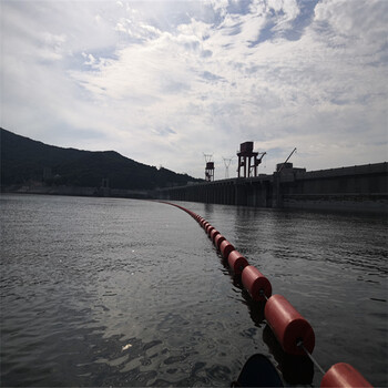 pe水面攔漂浮筒河道禁航攔船索浮漂