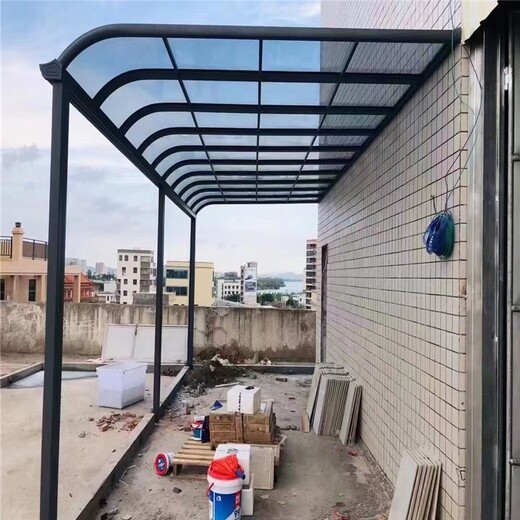 户外北京耐力板雨棚厂家挡雨棚