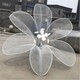 不銹鋼花朵雕塑電話圖