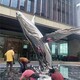 曲阳县生产不锈钢鲸鱼雕塑生产厂家产品图
