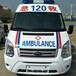 白云区私人救护车转运服务荔湾私人急救转运病人价格低服务好