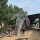 不锈钢鲸鱼雕塑供应商图