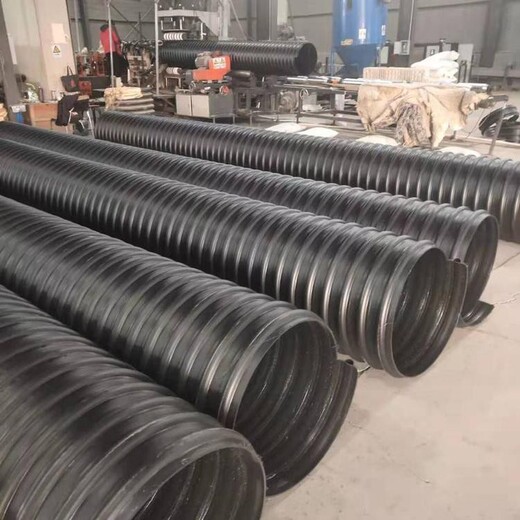 宁夏生产HDPE钢带增强螺旋波纹管报价
