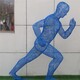 曲阳跑步人物雕塑图