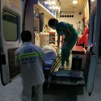 东莞桥头镇救护车出租价格透明放弃治疗病人返乡