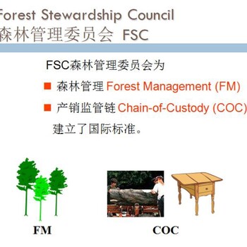 莆田FSC认证费用多少钱FSC森林认证