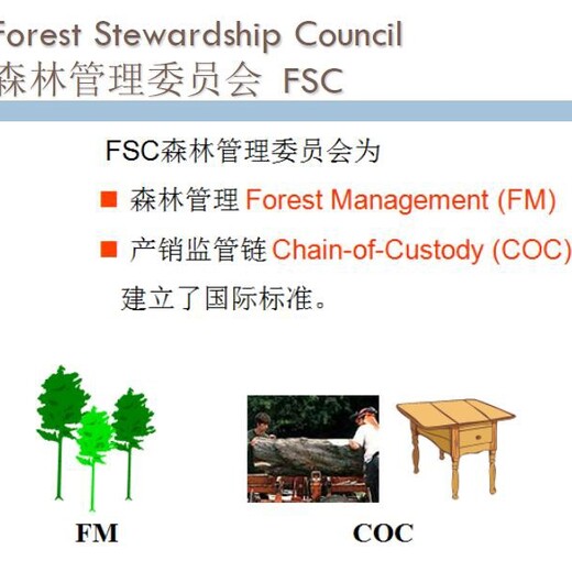 南平FSC认证机构-FSC森林认证