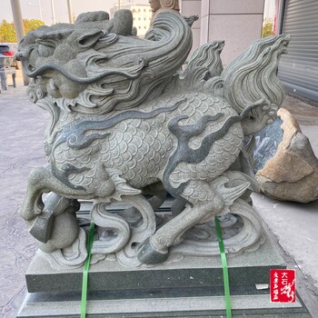 石雕獅子廠石雕石獅子大理石雕刻石獅酒店銀行景區(qū)企業(yè)門口擺件