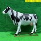 供應(yīng)玻璃鋼仿真奶牛雕塑電話展示圖