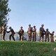 玻璃鋼軍民魚水情雕塑圖