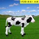 曲阳县玻璃钢仿真奶牛雕塑加工,动物雕塑大全展示图