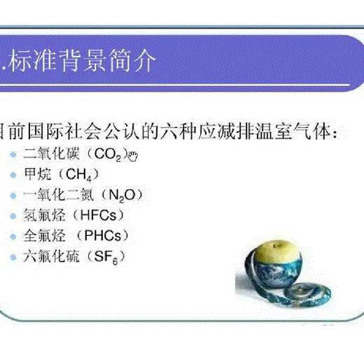 江苏零碳工厂认证ISO14064认证