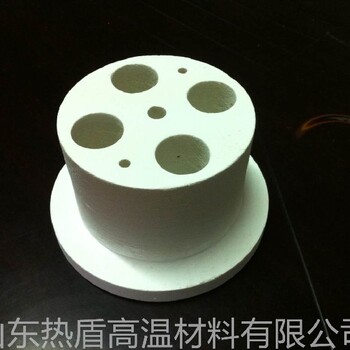 看火孔熱盾陶瓷纖維異形件保溫隔熱-廣泛用于玻璃行業